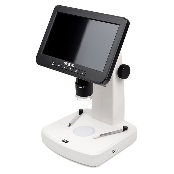 Цифровий мікроскоп SIGETA Numeric Pro 10x-300x 5 MP 7" LCD 65512 фото