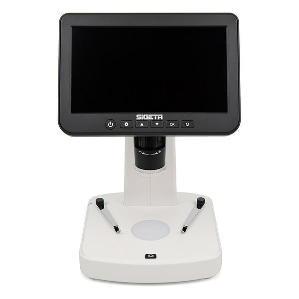 Цифровий мікроскоп SIGETA Numeric Pro 10x-300x 5 MP 7" LCD 65512 фото