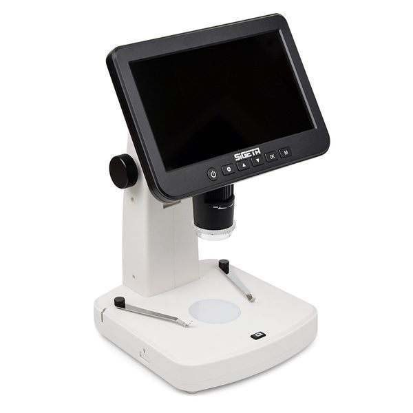 Цифровий мікроскоп SIGETA Numeric Pro 10x-300x 5 MP 7" LCD 65512 фото