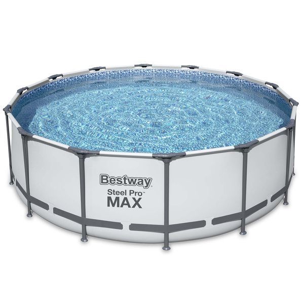 Басейн каркасний 18в1 Bestway 56438, 457 x 122 см + машина для створення бульбашок DM-56438-17W1 фото
