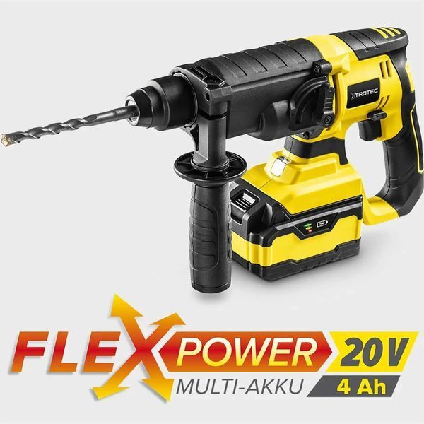 Перфоратор акумуляторний Trotec PRDS 20-20V + кейс (4415000210) DAS302797 фото