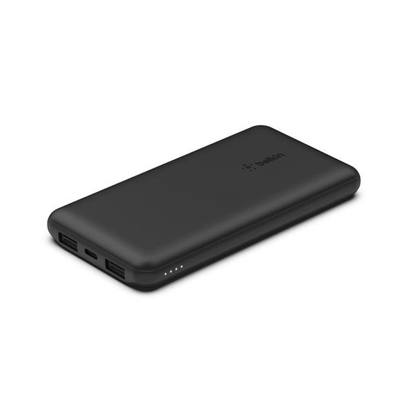 Акумулятор портативний літій-іонний Power Bank Belkin 10000 мА·год 15 Вт, 2хUSB-A/USB-C, чорний BPB011BTBK фото