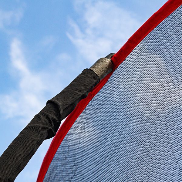 Батут inSPORTline Flea PRO з внутрішньою сіткою 244 см чорний 23878 фото