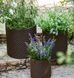 Горшок для цветов Keter Cylinder Planter Medium, 18 л, коричневый 7290103664190 фото 6