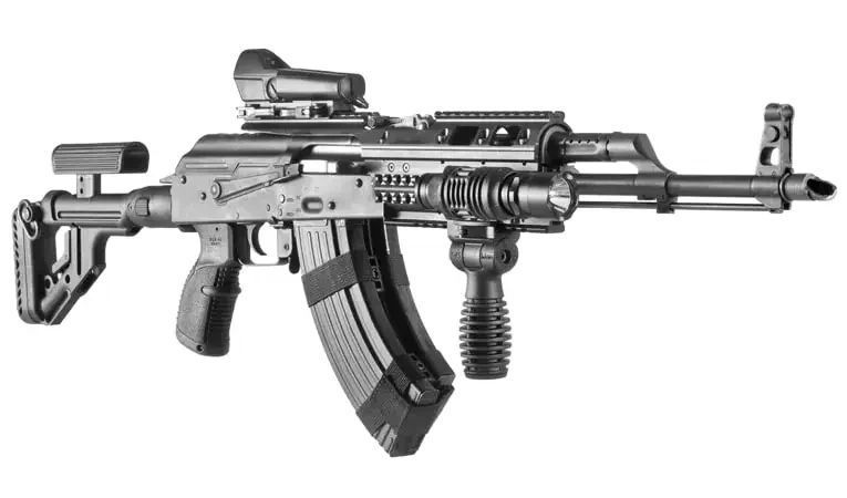 Рукоятка пистолетная FAB Defense AGR-47 прорезиненная для АК-47 / АК-74 / АКМ Черная fx-agr47b AGR47B фото