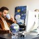 Гіро-глобус Solar Globe Mova Земля у хмарах 15.3 см (MG-6-STE-C) MG-6-STE-C фото 2