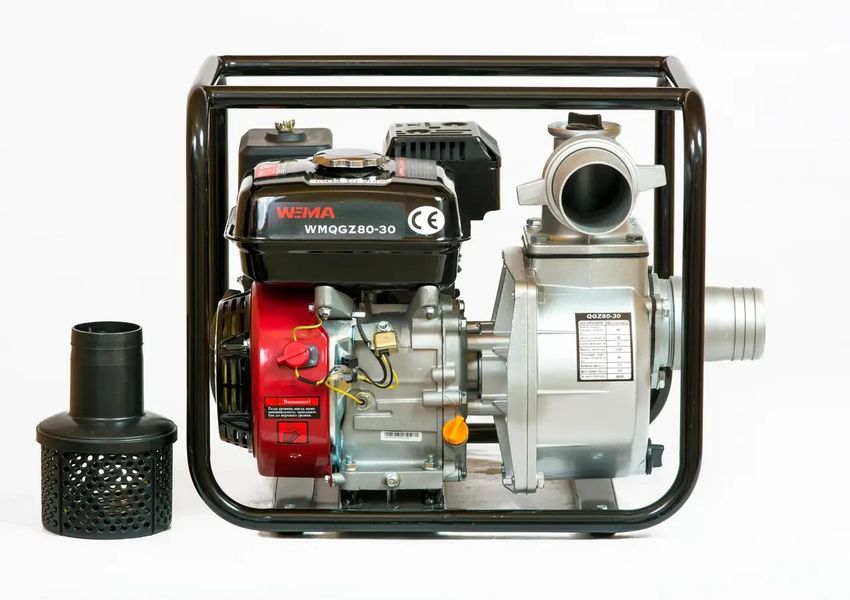 Мотопомпа бензинова Weima wm chemical pump 80-30 (60 куб. м/год, 80 мм, для агресивної рідини) 15015 фото