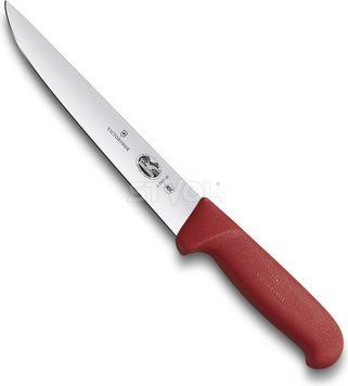 Ніж кухонний Victorinox Fibrox обваловувальний 20 см, червоний 5.5501.20 фото
