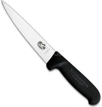 Ніж кухонний обробний Victorinox Fibrox 12 см, чорний 5.5603.12 фото