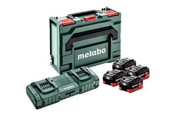Базовый комплект Metabo LiHD 4x8.0 Ач + ASC 145 DUO + MetaBox 685135000 685135000 фото