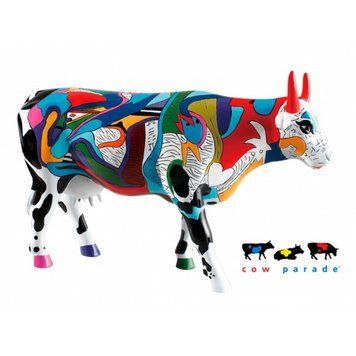 Колекційна статуетка корова Ziv's Udderly Cool Cow, Size L 46732 фото