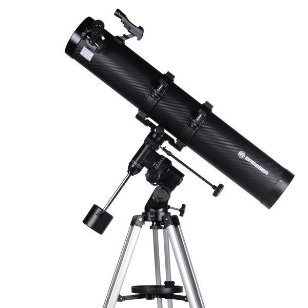 Телескоп Bresser Galaxia II 114/900 EQ Solar Carbon з сонячним фільтром і адаптером для смартфона (4614909) 925516 фото