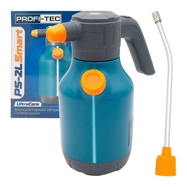 Акумуляторний обприскувач PROFI-TEC PS-2L Smart (3.7 В / 2000 мА&middot;год, зарядний пристрій) 008030P фото
