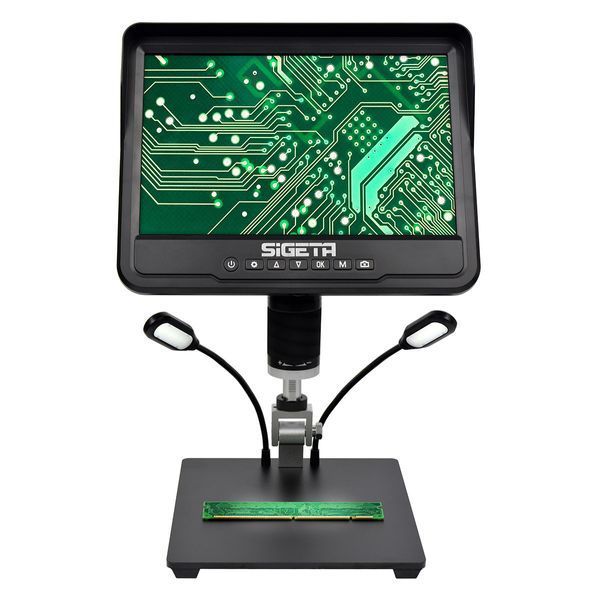 Цифровий мікроскоп SIGETA Spectrum 10x-300x 5 MP 10.1" LCD 65513 фото