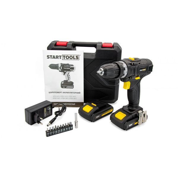 Шурупокрут акумуляторний START TOOLS STD3-18/2 STD3-18/2 фото