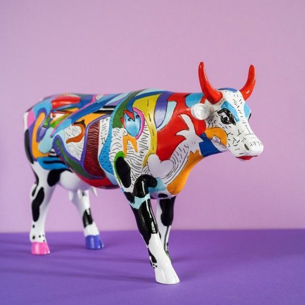 Колекційна статуетка корова Ziv's Udderly Cool Cow, Size L 46732 фото