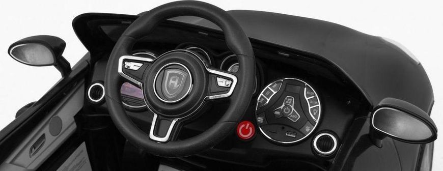 Дитяча акумуляторна машинка Turbo-S Чорна PA.HL1518.CZ фото