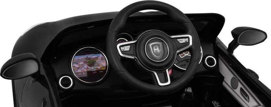 Дитяча акумуляторна машинка Turbo-S Чорна PA.HL1518.CZ фото