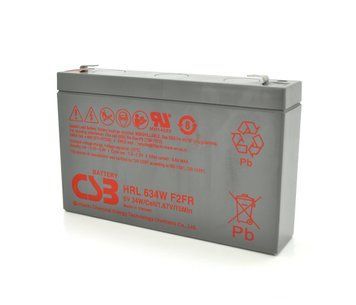 Аккумуляторная батарея CSB HRL634WF2, 6V 9Ah (151х34х99мм) Q10 HRL634WF2 фото