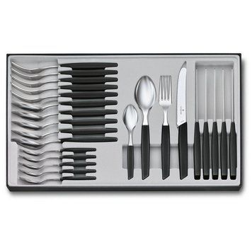 Набор столовых приборов Victorinox Swiss Modern Table Set 24 пр 6.9093.11W.24 6.9093.11W.24 фото
