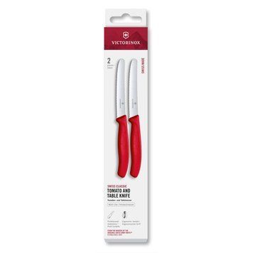 Набір ножів для томатів Victorinox Swiss Classic 2 ножа 11см хвил черв 6.7831.2C1 6.7831.2C1 фото