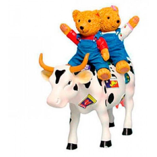 Колекційна статуетка корова Teddy Bears on the Moove, Size M 47763 фото