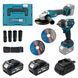 Акумуляторний набір інструментів PROFI-TEC Combo Set 2 POWERLine (DGA20BL, DTW500BL) (2&times;PT2050 (4.0 А&middot;год) 005936P фото 1