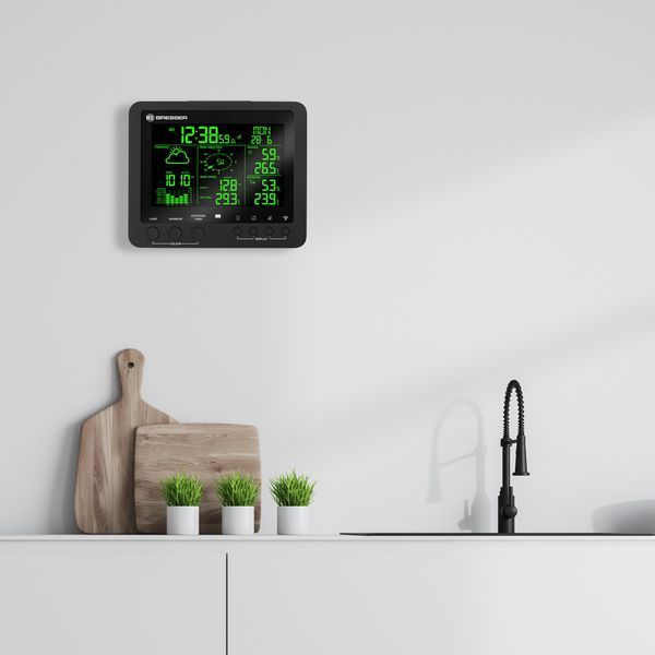 Метеостанція Bresser Weather Center 5-in-1 256 colour Professional Black (7002520CM3000) 925525 фото