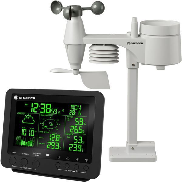 Метеостанція Bresser Weather Center 5-in-1 256 colour Professional Black (7002520CM3000) 925525 фото