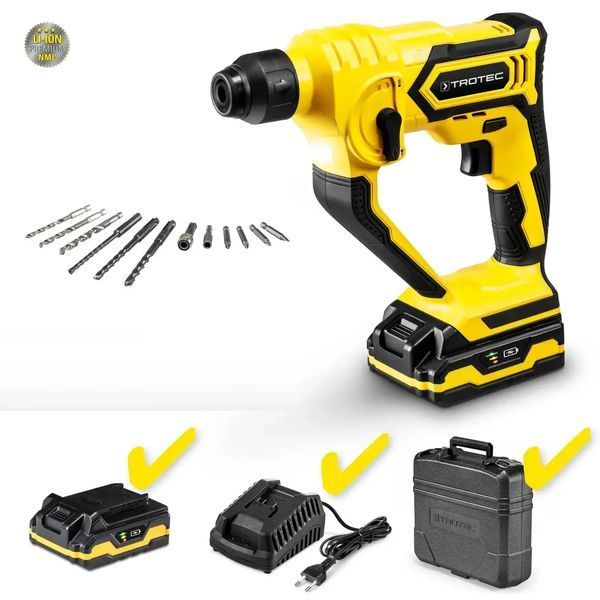 Перфоратор акумуляторний Trotec PRDS 10-20V + кейс (4415000201) DAS302796 фото