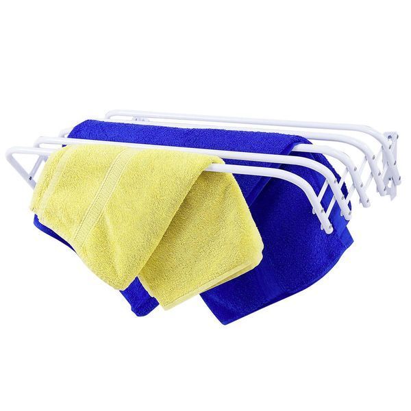 Сушарка для білизни настінна Casa Si Towel Flex 6 White (CS92197X10) DAS302386 фото