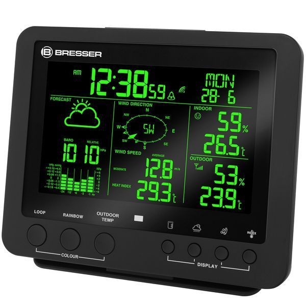 Метеостанція Bresser Weather Center 5-in-1 256 colour Professional Black (7002520CM3000) 925525 фото