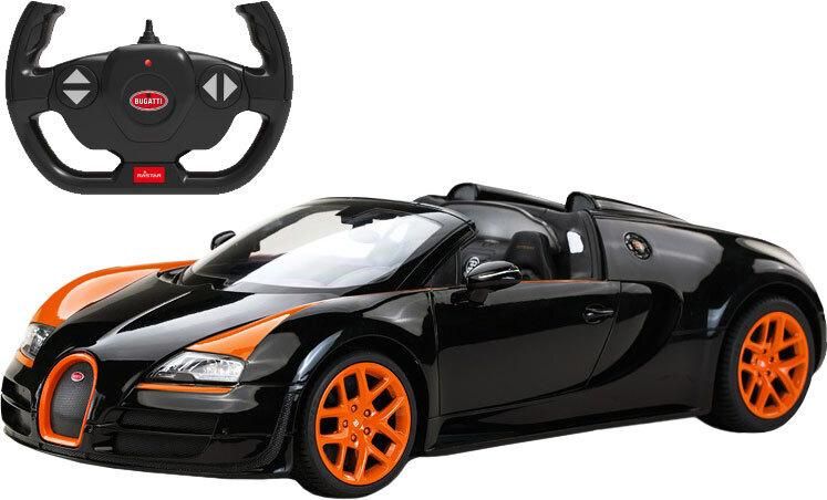 Машинка Rastar Bugatti Grand Sport Vitesse 1:14. Колір: чорний 454.00.21 фото