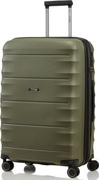 Валіза на 4 колесах Titan HIGHLIGHT Khaki M exp. 73/79 л (Ti842405-86) Ti842405-86 фото