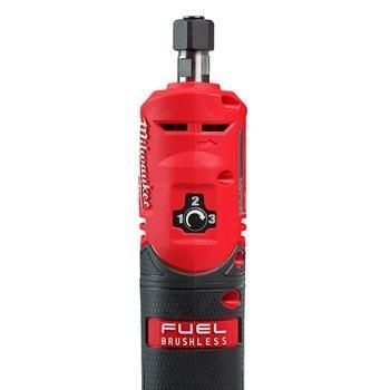 Шліфмашина пряма цангова акумуляторна безщіткова MILWAUKEE, M12 FDGS-422B (зарядний пристрій С12 С, 1 акумулятор М12 В2 2Аг, 1 а 4933471436 фото