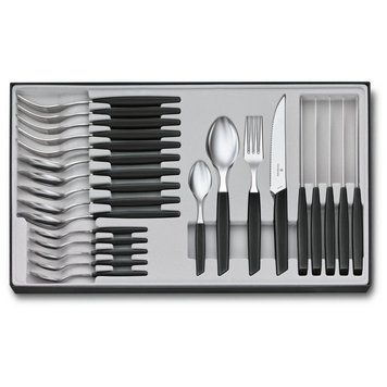 Набор столовых приборов Victorinox Swiss Modern Table Set 24 пр 6.9093.12W.24 6.9093.12W.24 фото