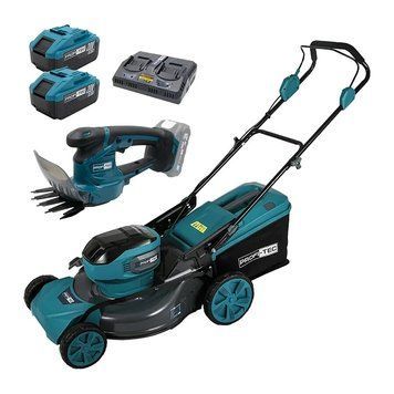 Акційний КОМПЛЕКТ: Акумуляторна газонокосарка EcoCut 51 Pro 40 В (220 В) + Акумуляторні ножиці-кущорізи PHT1110 008317P фото