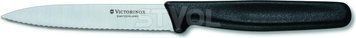 Ніж кухонний Victorinox Standart 10 см, серрейтор, чорний 5.0733 фото
