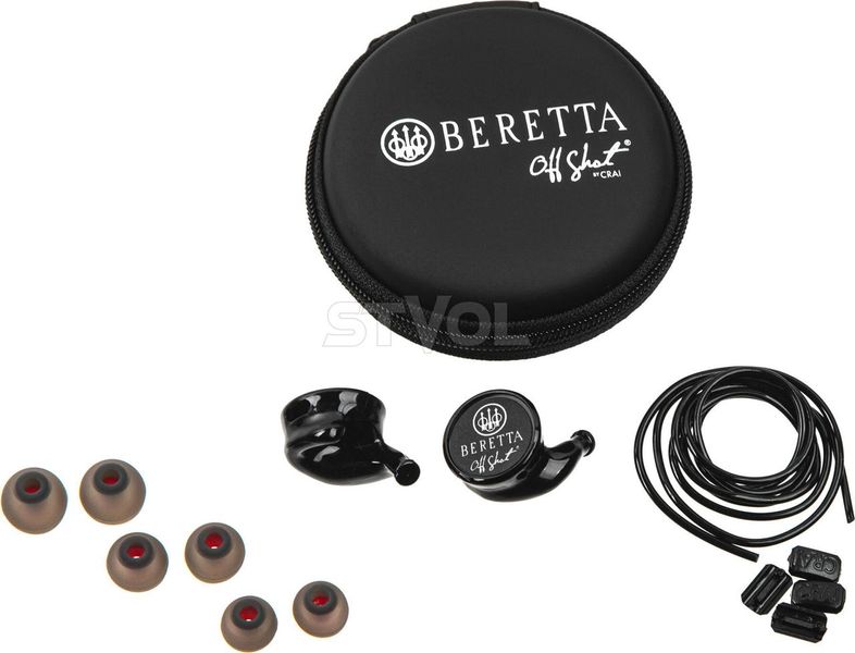 Навушники "Beretta" Earphones Mini Head Set Comfort Plus (Чорні) CF081-2156-0951 фото