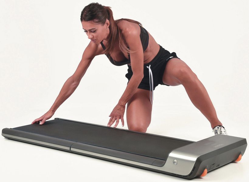 Бігова доріжка Toorx Treadmill WalkingPad with Mirage Display Mineral Grey (WP-G) 929880 фото