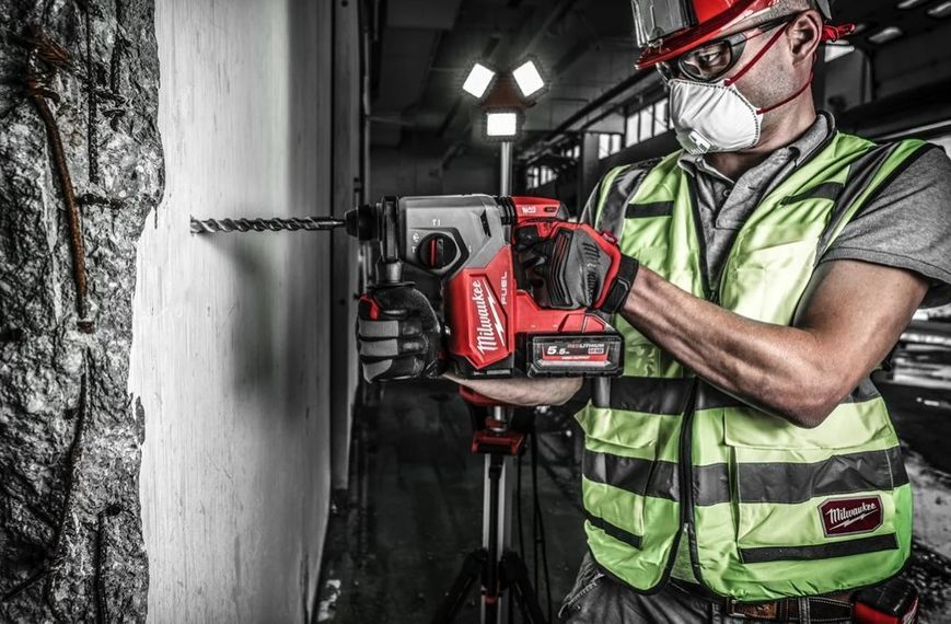 Перфоратор акумуляторний SDS-PLUS MILWAUKEE, M18 FH-0X, 2,5Дж (каркас, HDкейс) 4933478500 фото