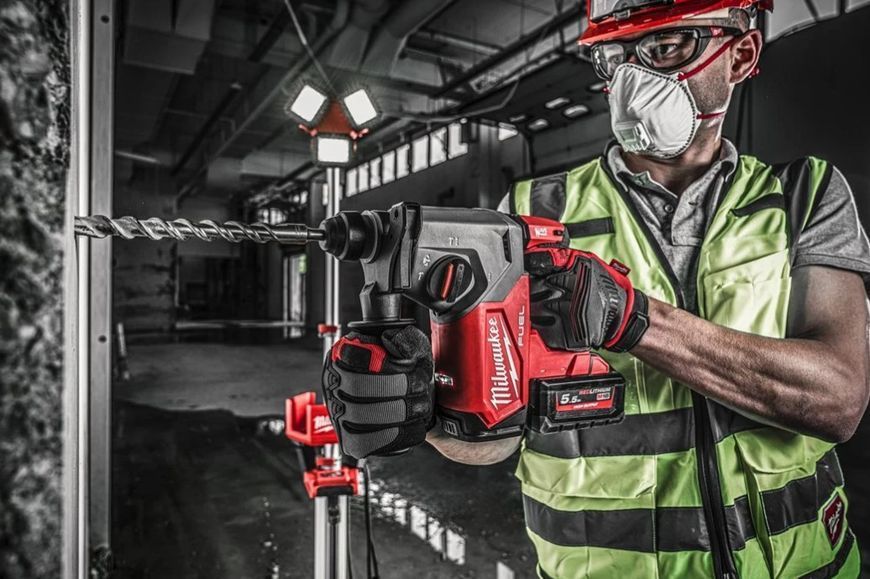 Перфоратор акумуляторний SDS-PLUS MILWAUKEE, M18 FH-0X, 2,5Дж (каркас, HDкейс) 4933478500 фото