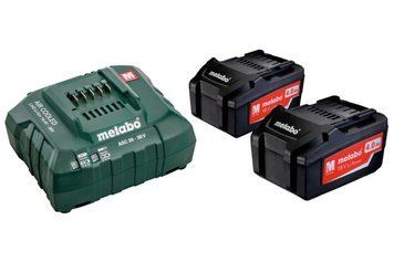 Базовый комплект аккумуляторных батарей Metabo 18 В/4.0 Ач (Безкоштовна доставка) 685050000 фото