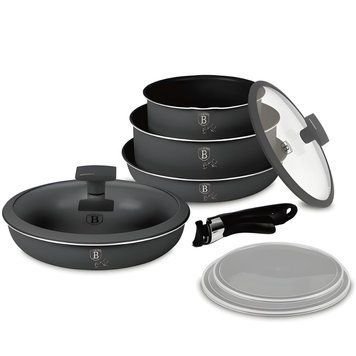 Набір посуду 9 предметів Berlinger Haus Anthracite Collection (BH-8256) BH-8256 фото