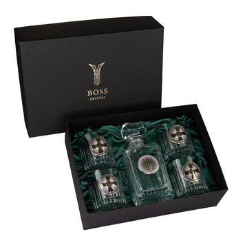 Набір для віскі BOSS CRYSTAL АРМЕЙСЬКИЙ з графіном 4 келихи кришталь B5VSU2PGD фото