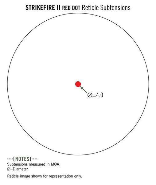 Приціл коліматорний Vortex Strikefire II Red Dot (SF-BR-504) 930645 фото