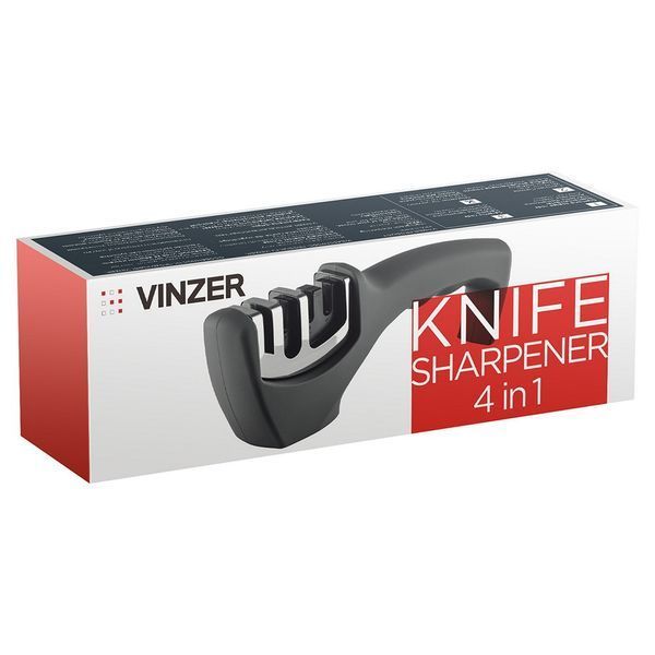 Точило для ножів і ножиць Vinzer 4 в 1 50309 50309 фото