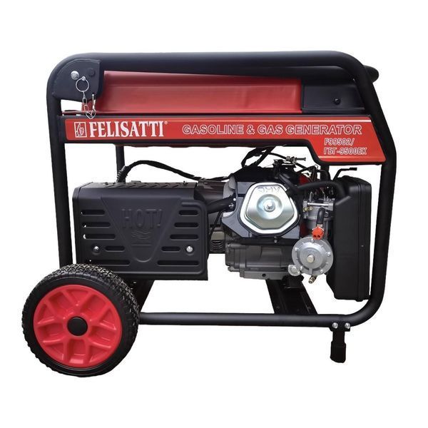 Газобензиновий генератор FELISATTI ГБГ-6500ЕК F96502 / 230 В 5-5.5 кВт (Пропан-Бутан / Метан / Бензин) ГБГ-6500ЕК/F96502 фото