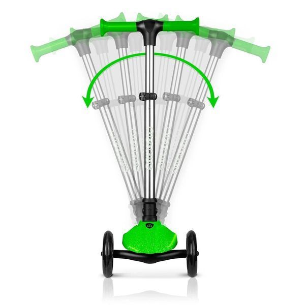 Дитячий самокат триколісний Ricokids Jelly зелений 765900 фото