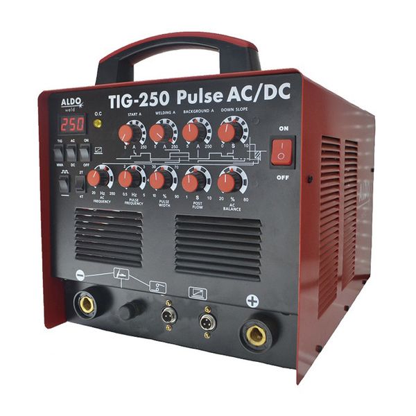 Сварочный аргоновый аппарат ALDO TIG-250 Pulse AC/DC (для сварки алюминия) 001803P фото